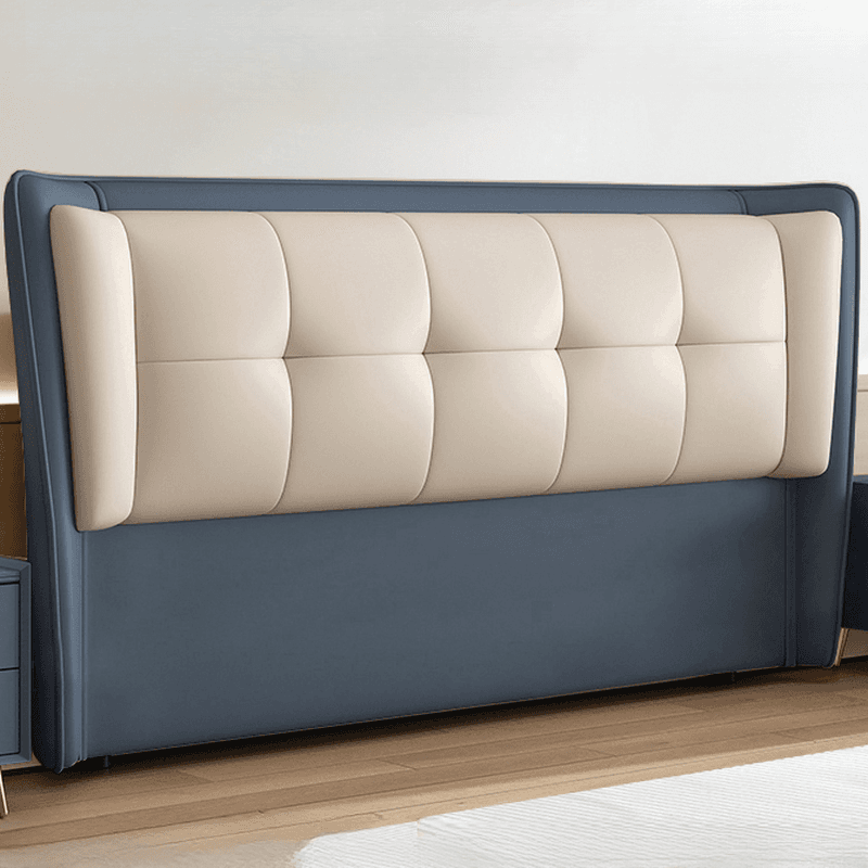Simplistic Wingback Headboard with No Distressing, Piled Tufted, Rectangular Shape for Queen/Full/Twin Bed, Featuring Sponge Upholstery and Standard Height - image 6