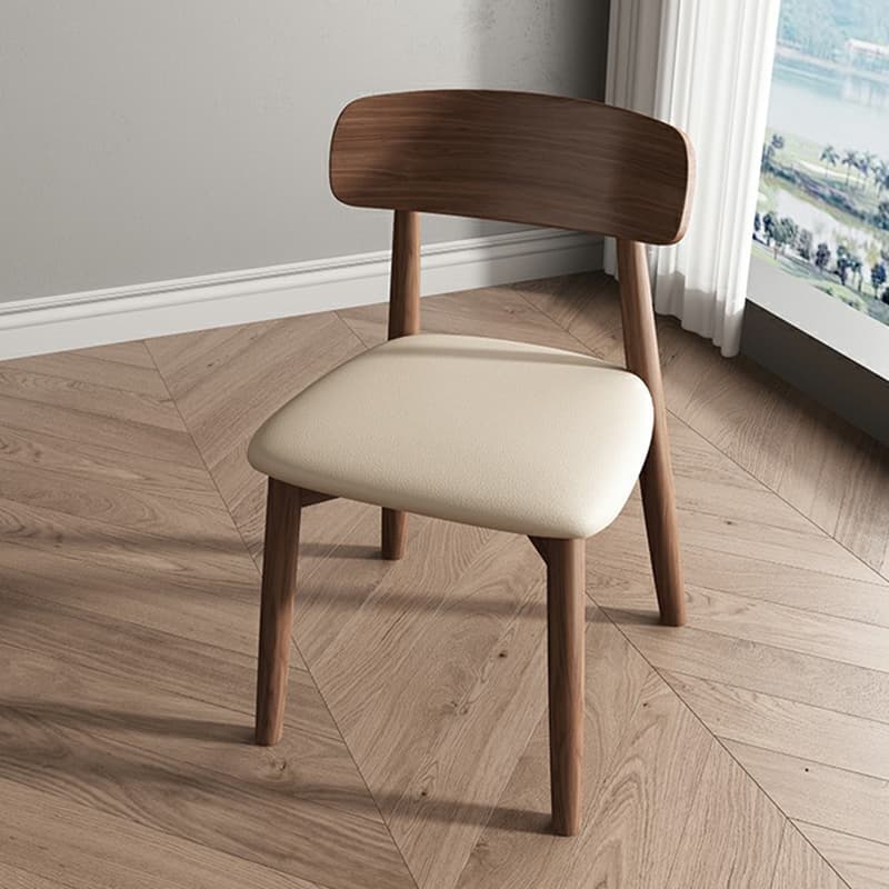For Restaurant Light-Toned Wood Framed Armless Chair - image 12