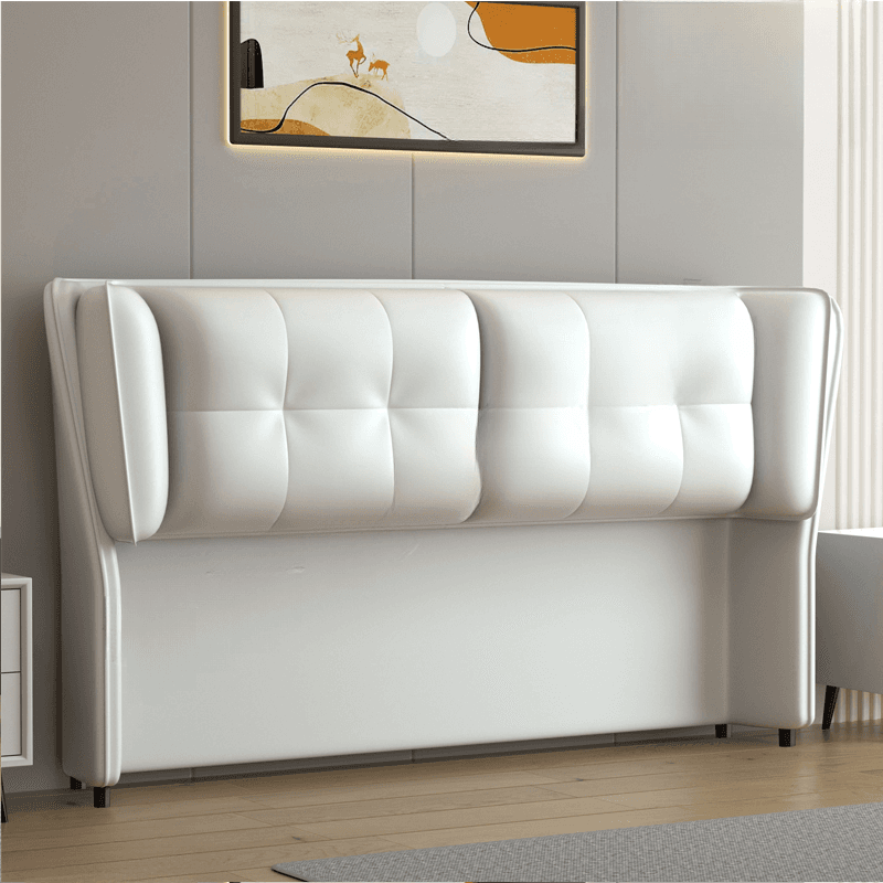 Casual Free-standing Standard Full(54"W x 75"L) Panel Wood/ Upholstery No Distressing With Legs and Button-tufted