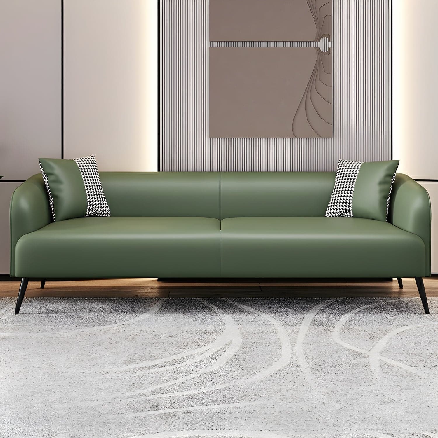 3-Seater Modern 69" L Standard Sofa with Tight Back for Living Room - image 9