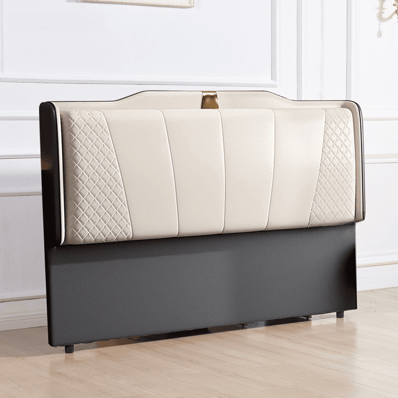 Art Deco Rectangular Wingback Timber Sponge headboard, With Legs, Size Full(54"W x 75"L), height Standard（36-55“） - image 3