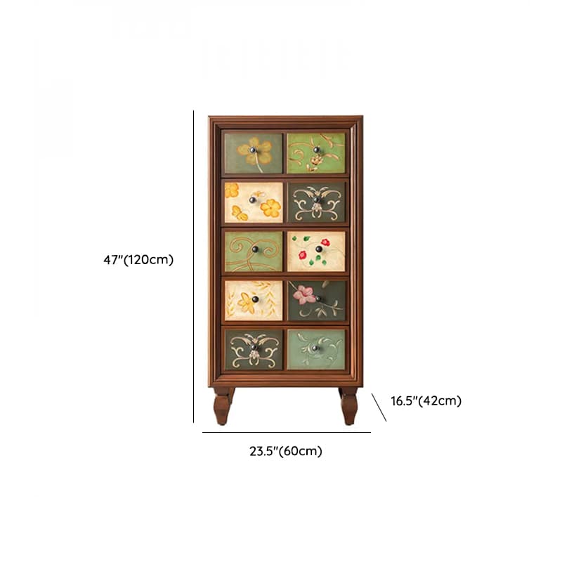 Modern Simple Style Timber Double Dresser/Semainier/Bachelor Chest with 6 Drawers/5 Drawers/3 Drawers Horizontal/Vertical - image 28