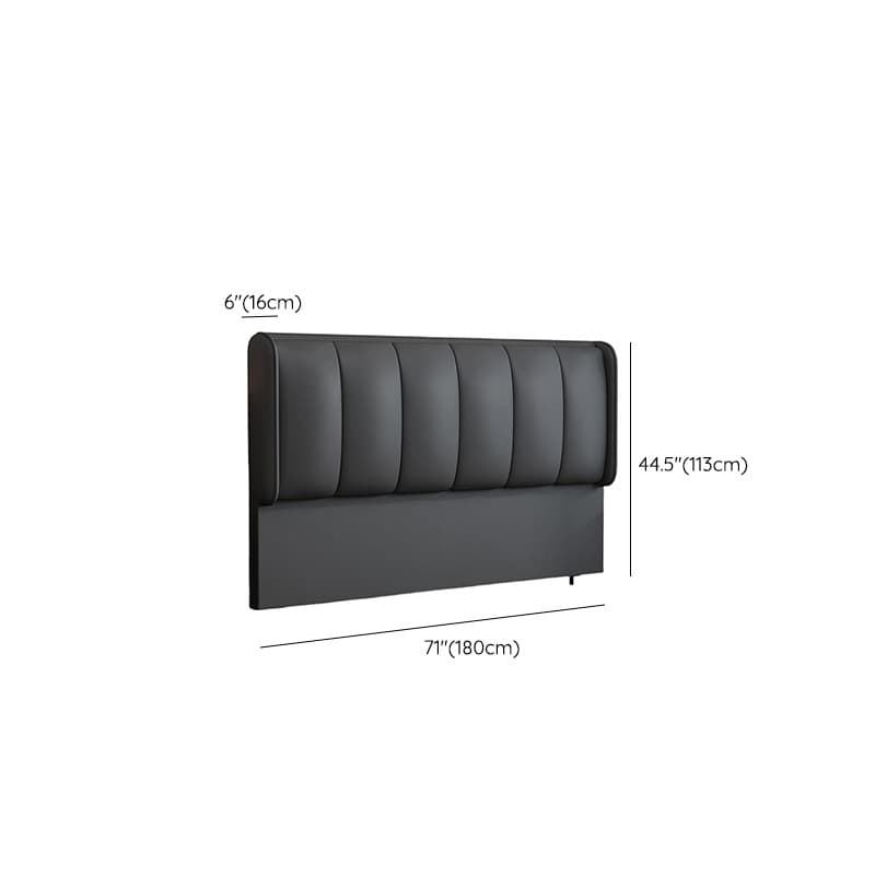 Casual Free-standing Standard King(76"W x 80"L)/Queen(60"W x 80"L)/Full(54"W x 75"L) Panel No Distressing With Legs in Wood and Sponge - image 25