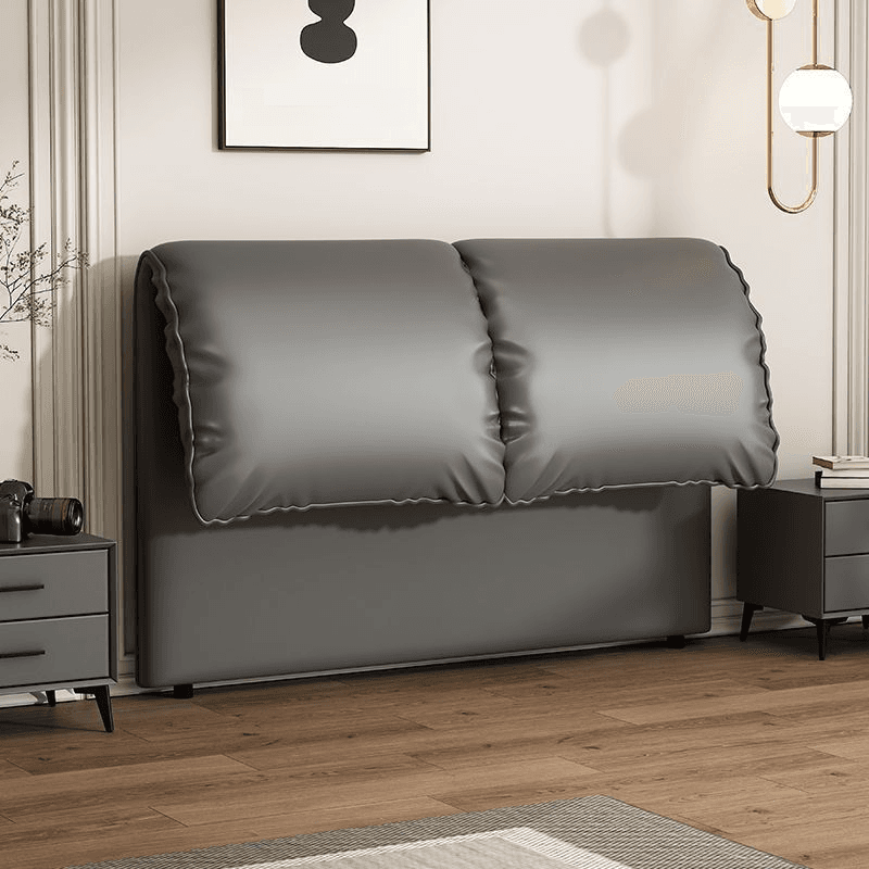 Modern Simple Style Panel Headboard in Natural Wood with No Distressing, Rectangle Shape for King/Queen/Full Bed, Featuring Sponge Upholstery and Standard Height - image 4