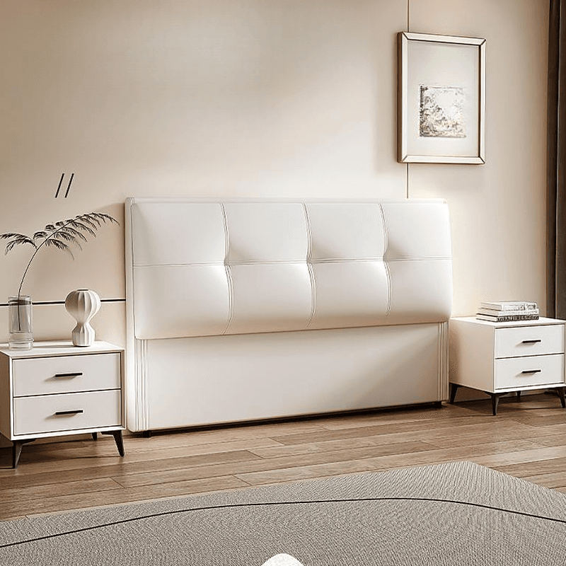 Art Deco Style Panel Headboard with No Distressing, Decorative-stitched Tufting, Rectangle Shape for Queen/Full/Twin XL Bed, Sponge Upholstery Fill, Standard Height - image 6