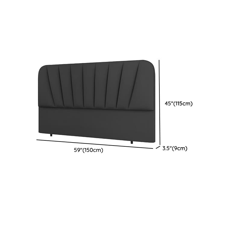 Simplistic Style Panel Headboard in Natural Wood with No Distressing, Rectangular Shape for Queen/Full/Twin XL Bed, Featuring Sponge Upholstery and Standard Height - image 17