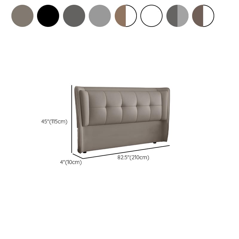 Standard（36-55“） Free-standing Standard Rectangular Full(54"W x 75"L) Stitch-tufted Wingback Headboard with Timber Frame and Sponge Filing - image 16