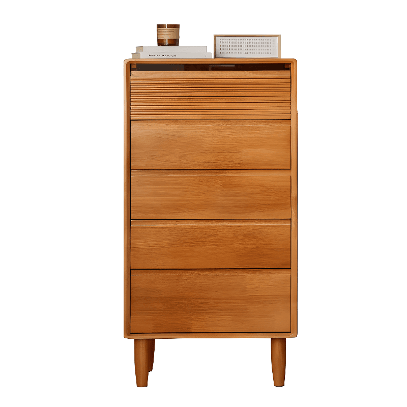Minimalist Cube Double Dresser in Natural Wood - image 15