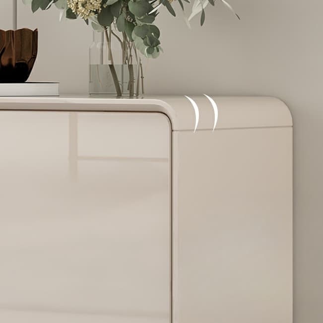 Elegant Wood Buffet with 3 Drawers and Cabinets for Kitchen Storage - image 6