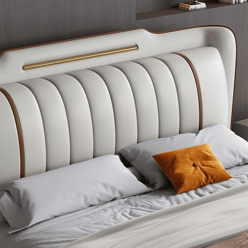 Light Gray Solid Color Storage Bed/Wingback Bed with 3 Storage Boxes, Pine Wood Frame for Living Room - image 3