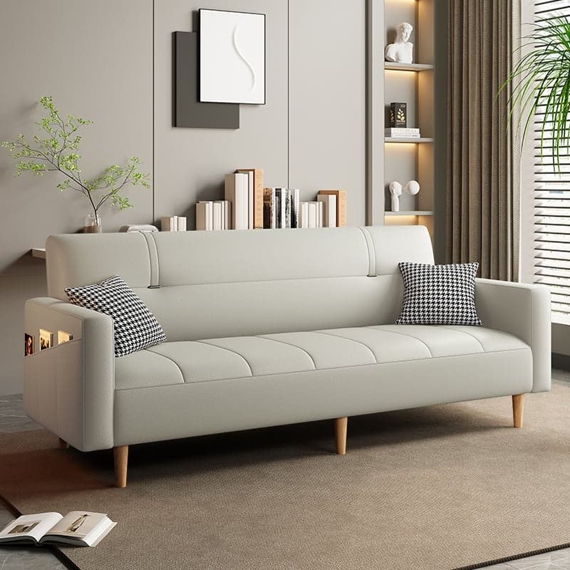 Grey/Olive Green/Azure Pu Leather Loveseat/Sofa Couch with Armrest - image 7