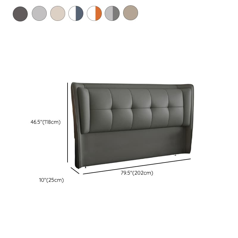 Modish No Distressing Button-tufted Wingback Headboard in Rectangle Shape for King/Twin XL/Queen Bed with Sponge Upholstery Fill and Standard Height - image 14