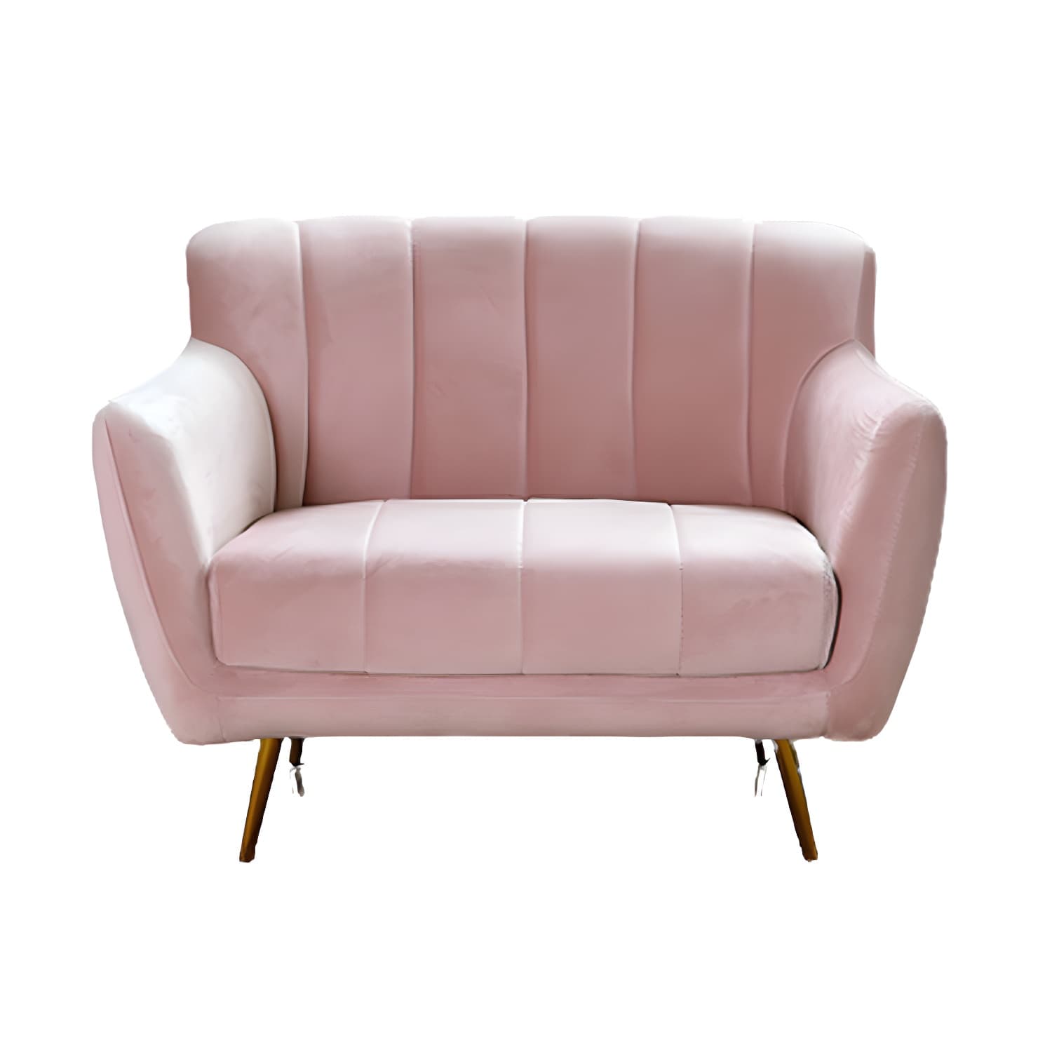 Modern Tight Back Couch Standard Velvet Tuxedo Arm Sofa in Green/Teal/Pink - image 12