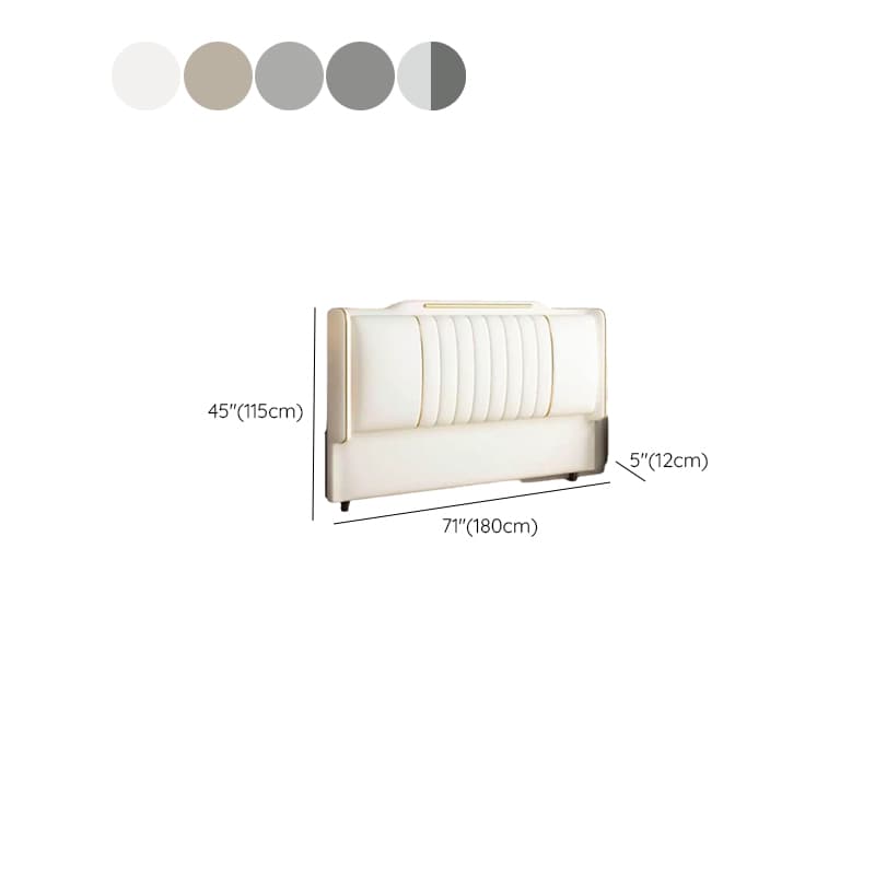Simplistic Style Panel Headboard in Pine Wood with No Distressing, Rectangular Shape for Twin XL/Queen/Full Bed, Featuring Sponge Upholstery and Standard Height - image 16