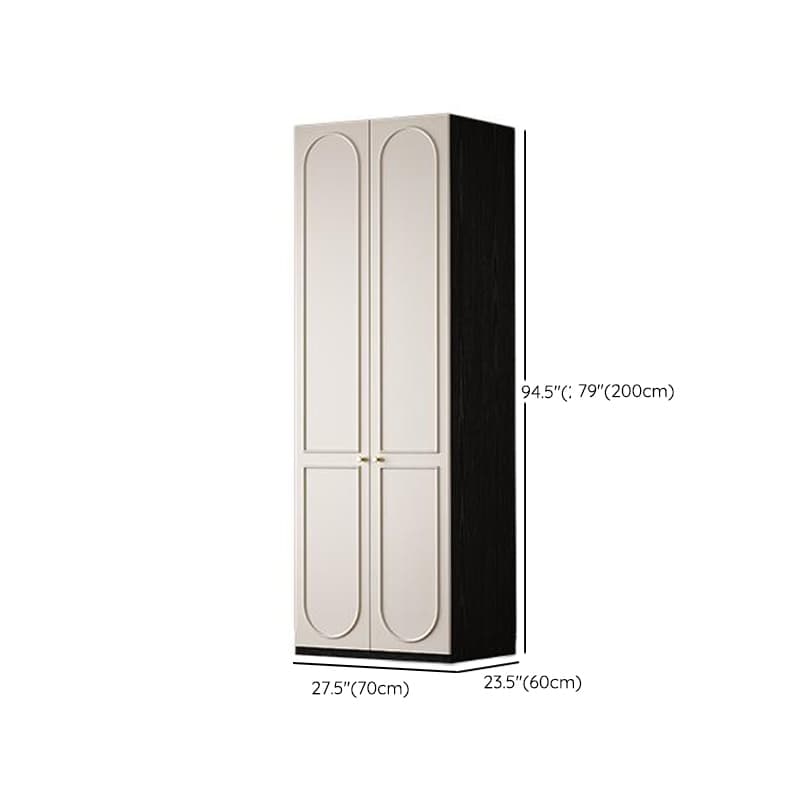 Chalk Casual Wooden Independent Almirah with Soft Close Drawer, Soft Close Door, and Interior Shelves - image 23