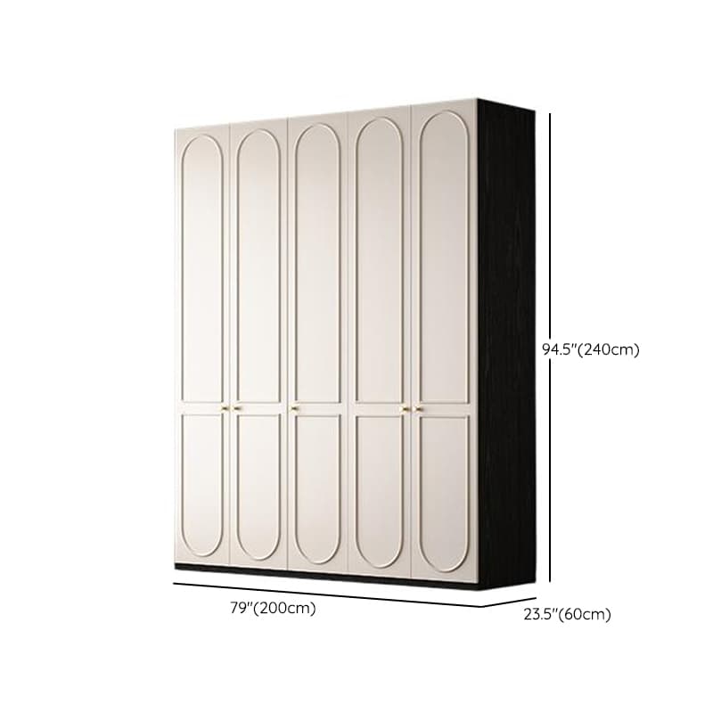 Chalk Casual Wooden Independent Almirah with Soft Close Drawer, Soft Close Door, and Interior Shelves - image 19