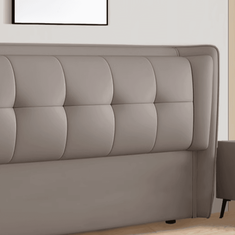 Standard（36-55“） Free-standing Standard Rectangular Full(54"W x 75"L) Stitch-tufted Wingback Headboard with Timber Frame and Sponge Filing - image 12