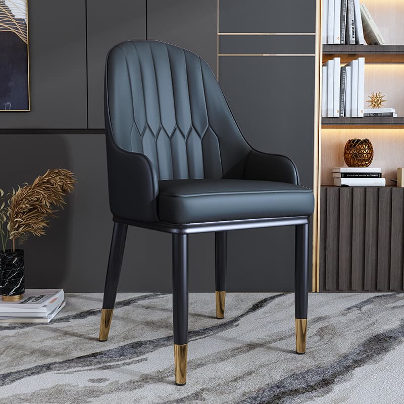 Secure Framed Arm Chair for Restaurant Use with Foot Pads