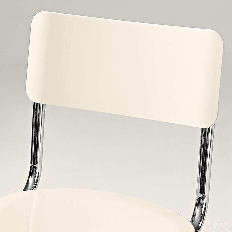 Modern Simple Style Ventilated Back Armless Chair with Metallic Alloy Legs - image 14