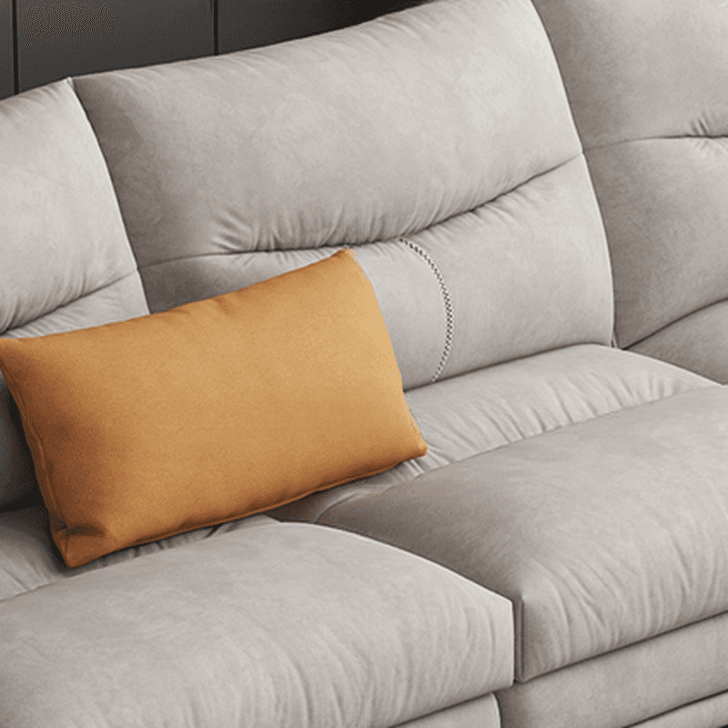 L-Shape/Straight Reversible/Horizontal Sofa Chaise/Sofa with Natural Wood Frame for Seats 5 - image 6