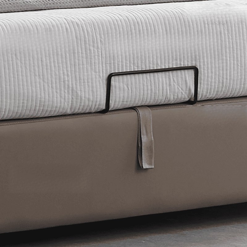 Solid Color Sponge Upholstered Storage Included Panel Bed for Bedroom - image 6