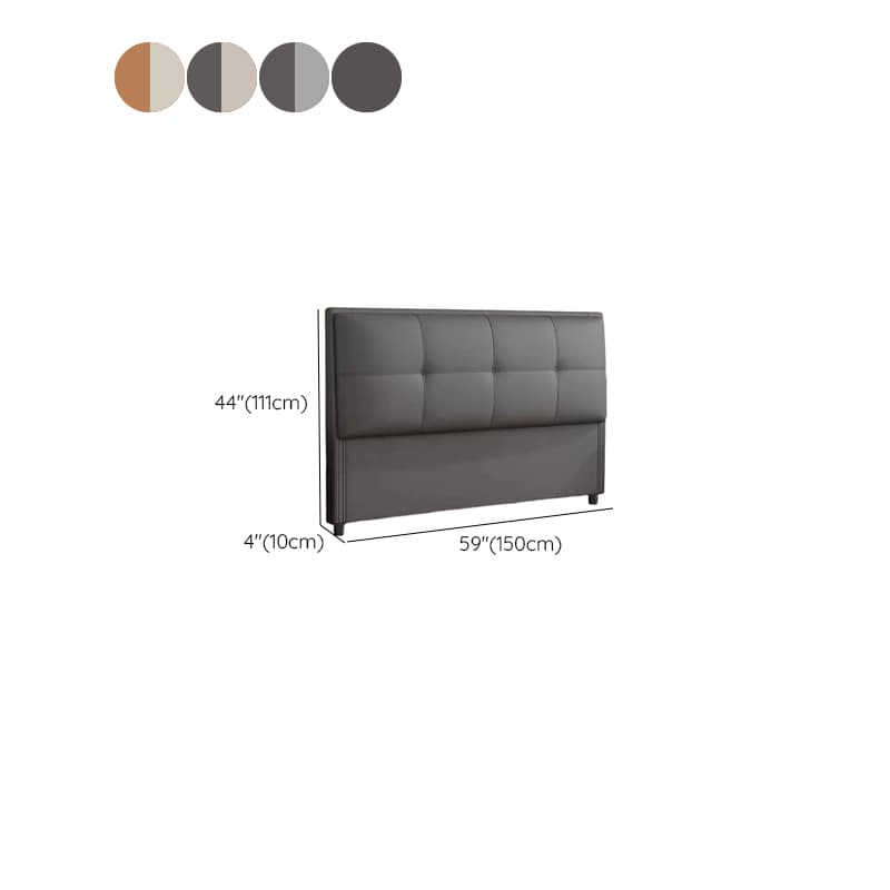 Simplistic Style Panel Headboard with No Distressing, Piled Tufted Rectangular Design for Twin/Queen/Full Bed, Featuring Sponge Upholstery and Standard Height - image 15