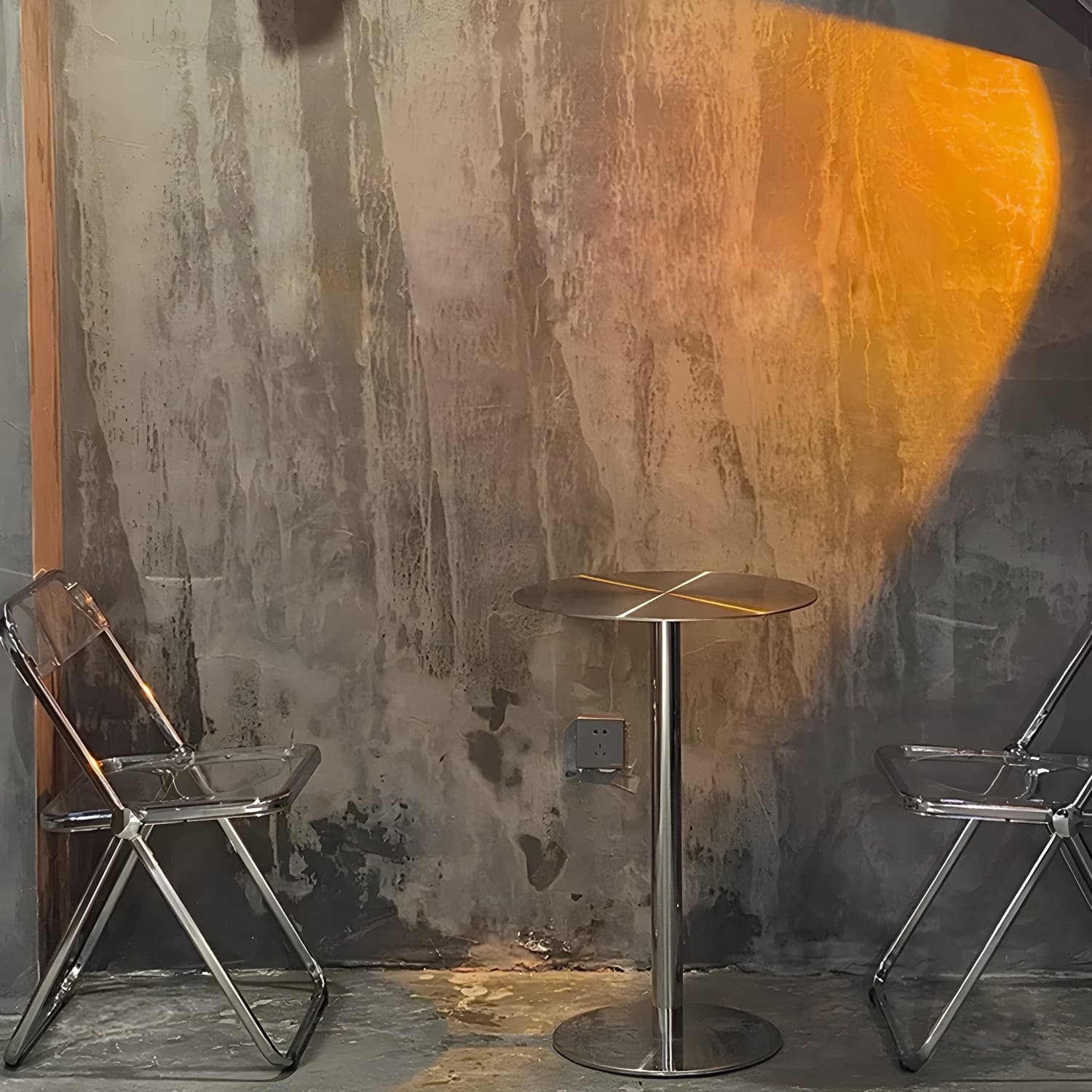 Mid-Century Modern Cocktail Table Pedestal 1 Single Coffee Table - image 9