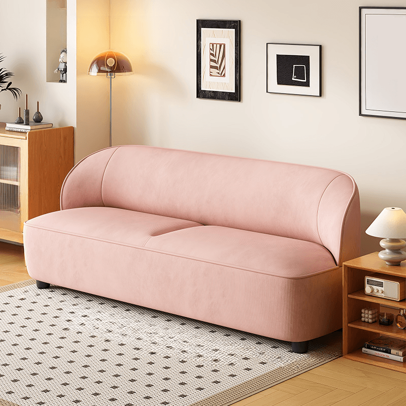 Modish Solid Color Scratch-durable Standard Sofa in Rose/Light Green/Tangerine Color for 2/4 Person/for 3 - image 15