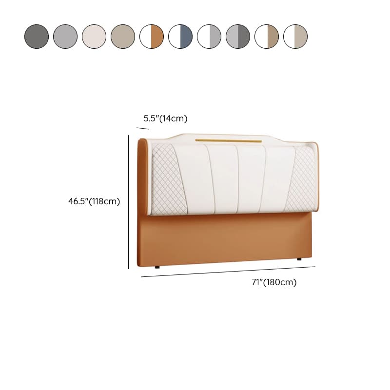 Casual Camelback Wood Panel With Legs & Sponge Cushion for Queen(60"W x 80"L)/Full(54"W x 75"L)/Twin(38"W x 75"L) Bed, Standard（36-55“） - image 16