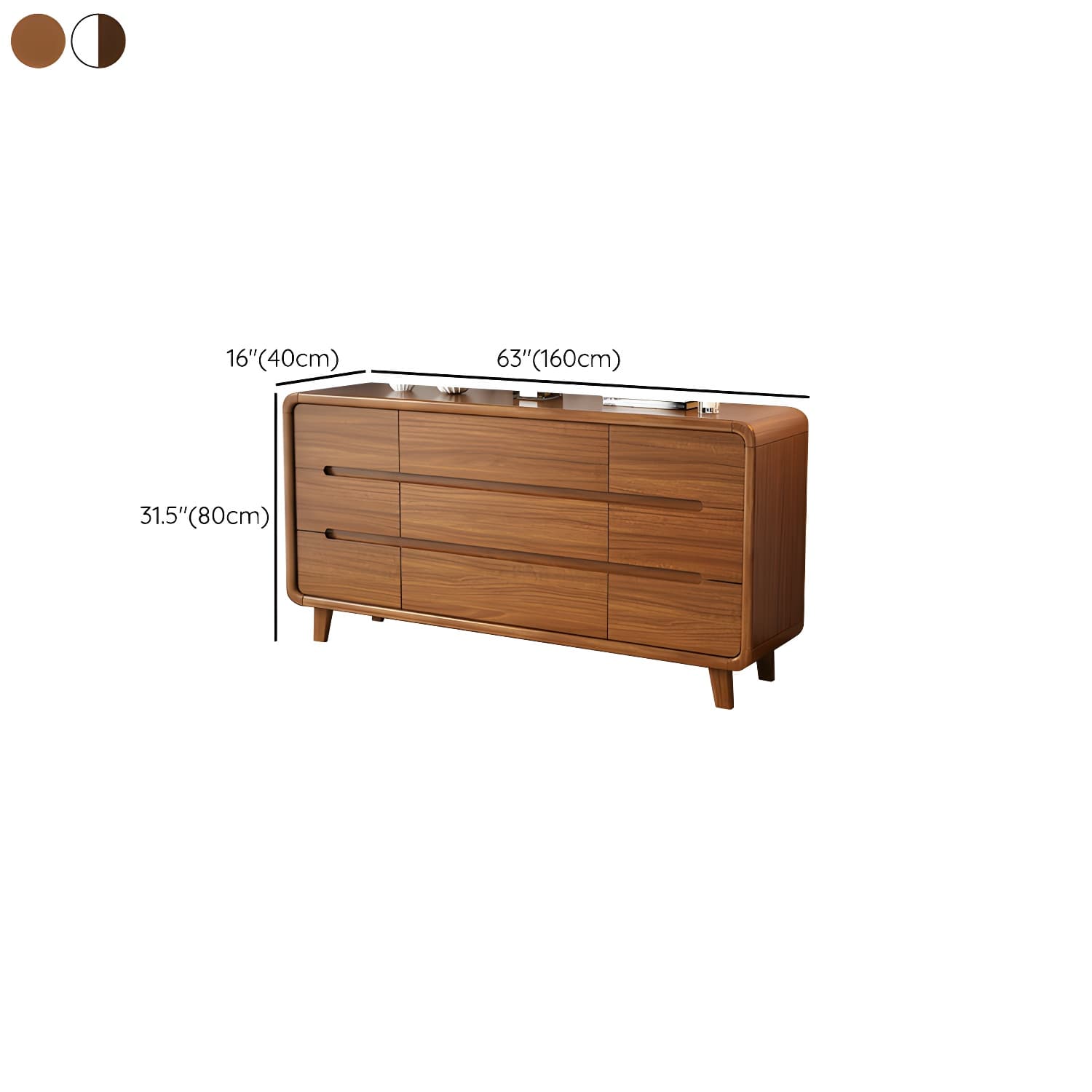 Traditional Wood Dressers with Drawers and Soft Close Glides - image 19