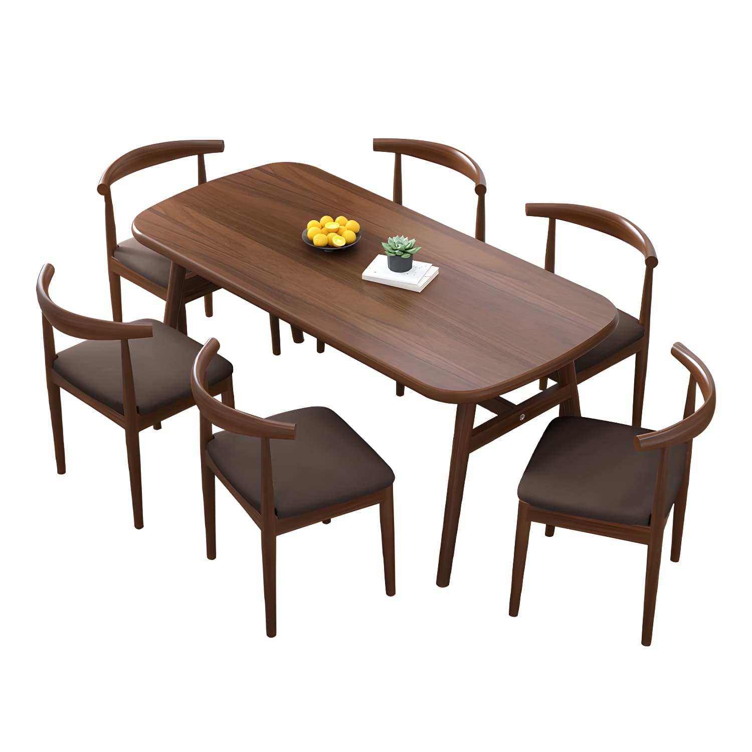 Modern Kitchen Wood Furniture of Standard Height Formal Dining Room Table Set - image 9