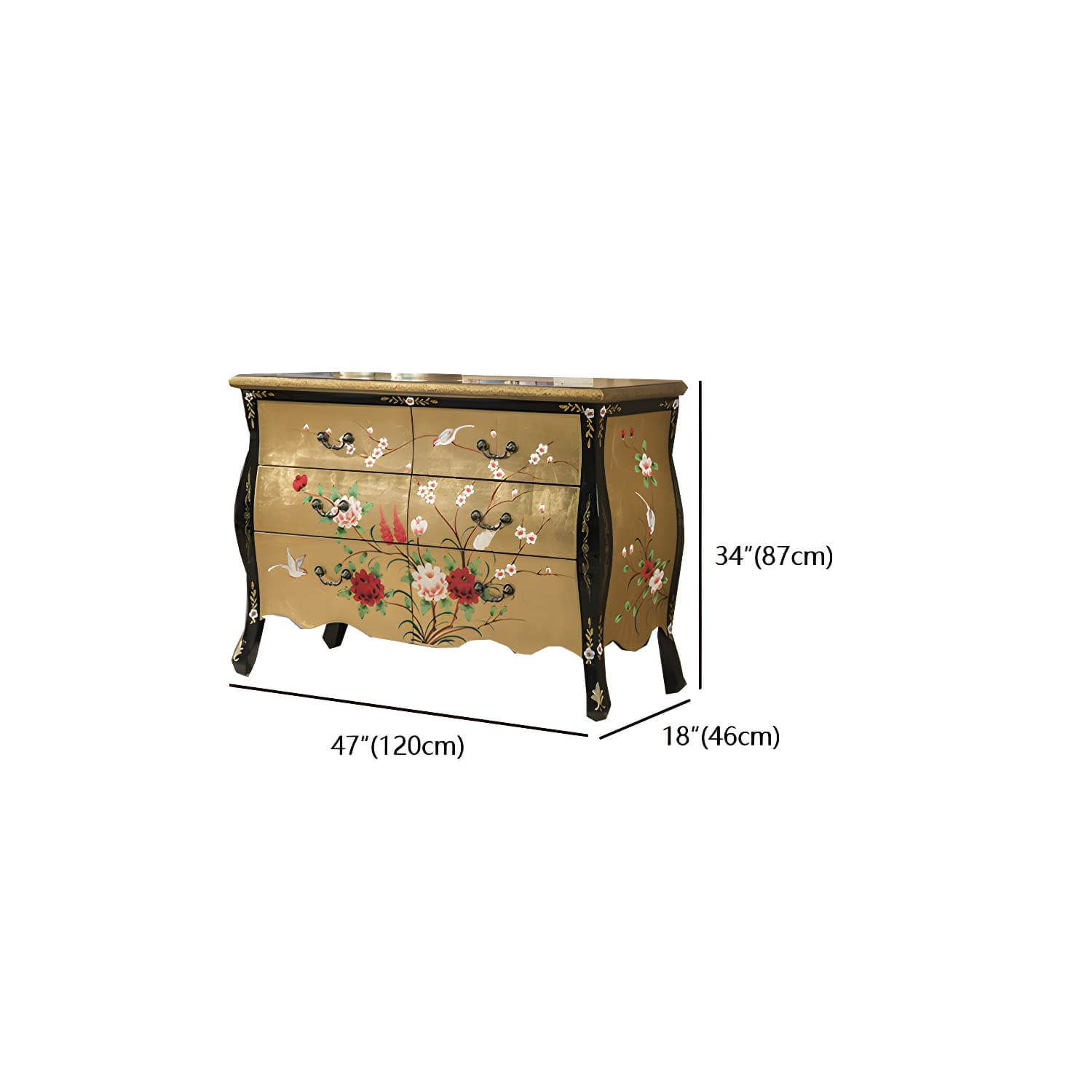 Classic Glam Dresser Solid Wood Storage Chest Dresser with 5/6/7/8/9 Drawers - image 14