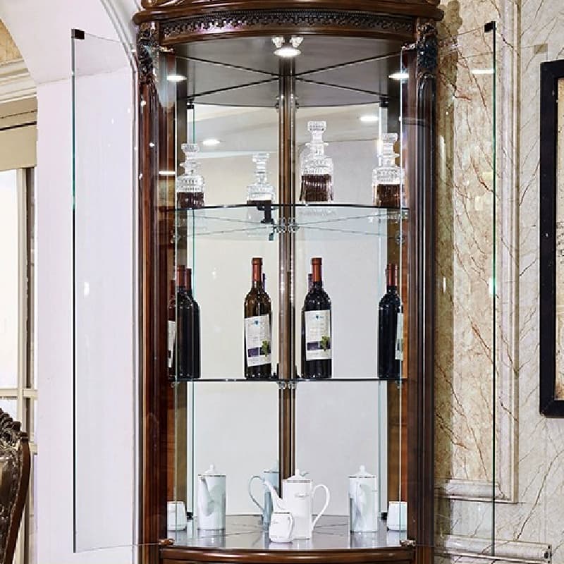 Vintage Detached Accent Cabinet with LED Lighting - image 4