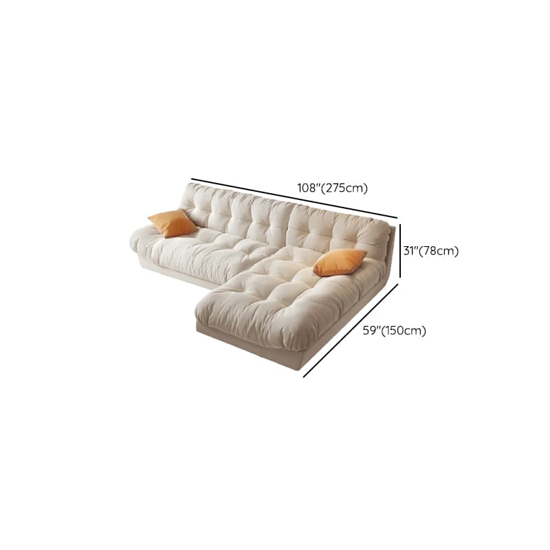L-Shape/Straight Sofa/Sofa Chaise with Right/Horizontal Orientation and Stitch-tufted Detailing - image 9