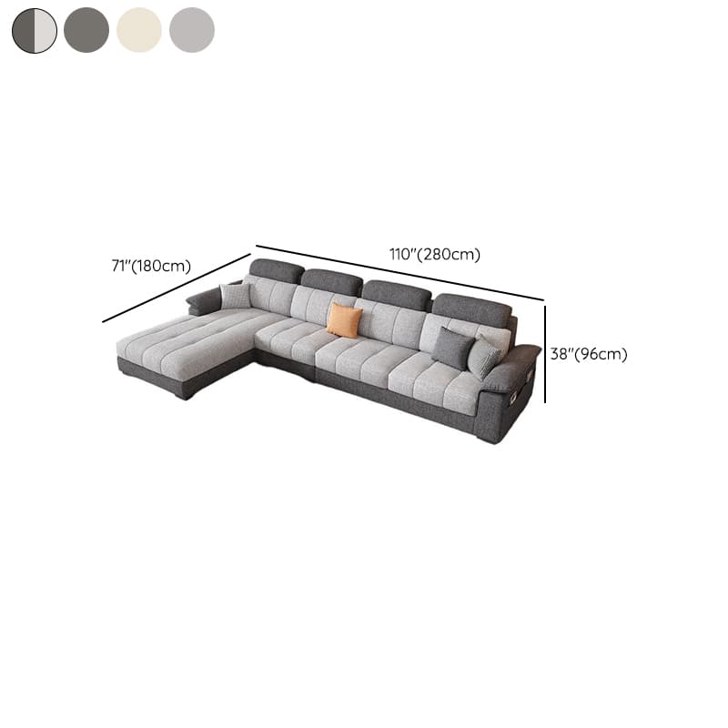 L-Shape Sofa Recliner, 1-Seater with Reversible Orientation - image 20