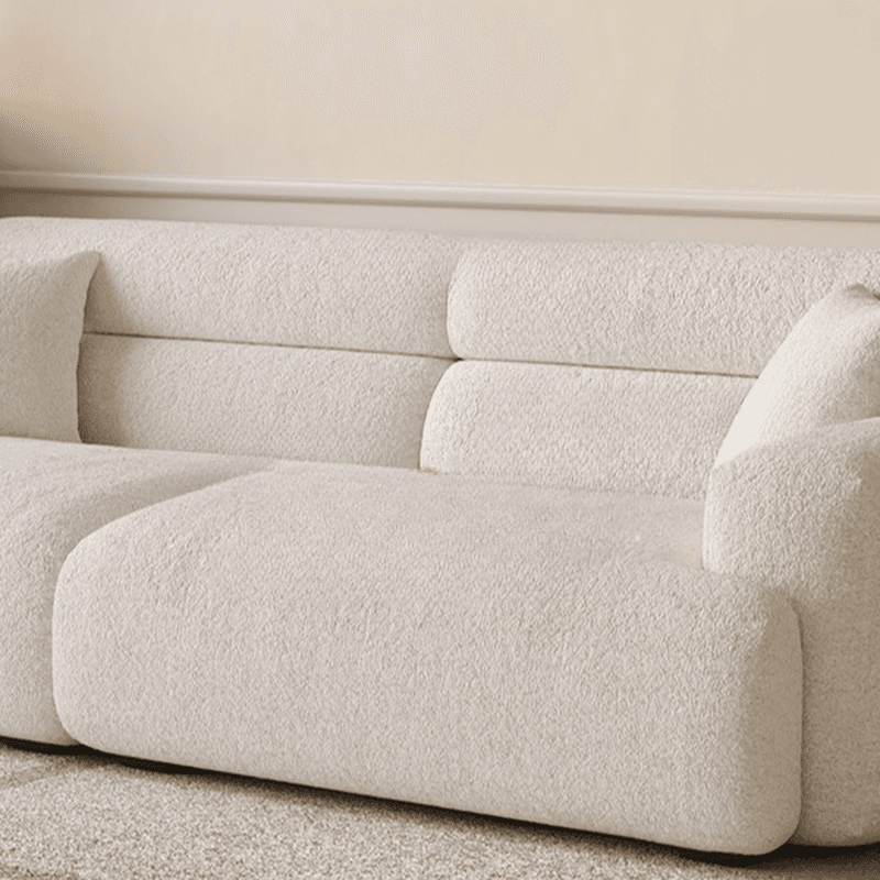 Modish Solid Color Stain Resistant Standard Sofa in Black/Light Gray/Coffee with 2 Pillows, Available in 4-seater/5 Person/3-seater - image 12