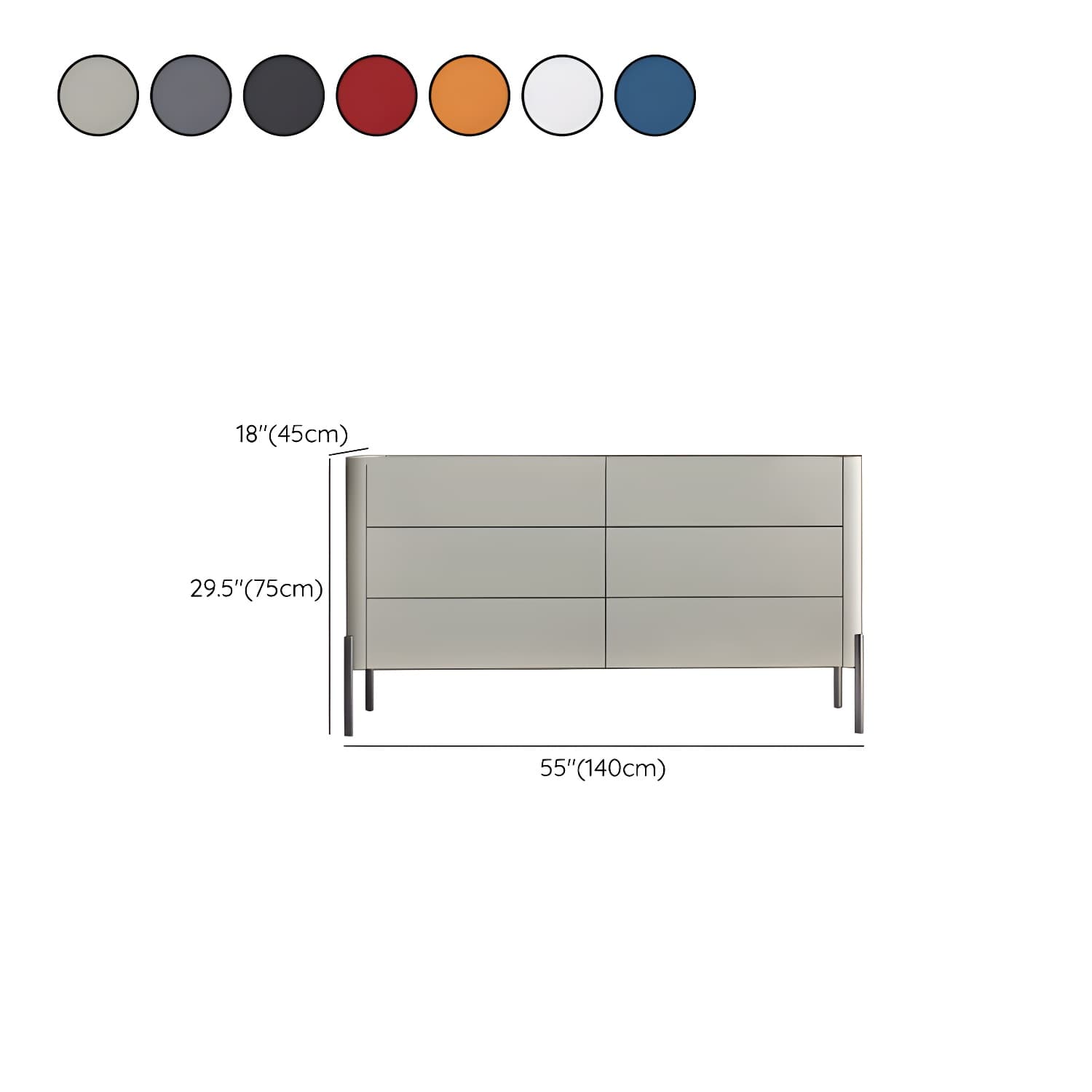 Modern Wood Dresser - Horizontal Design - Ample Drawer Space - Stylish Bedroom Storage - image 17