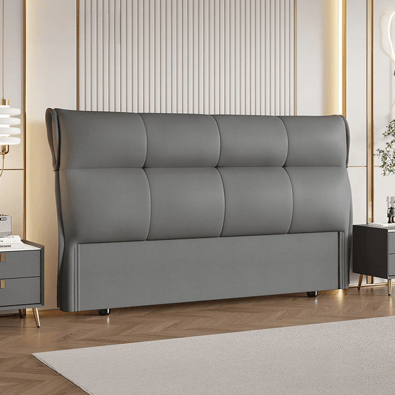 Art Deco Style Panel Headboard with No Distressing, Decorative-stitched Tufting, Rectangle Shape for Queen/Full/Twin XL Bed, Sponge Upholstery Fill, Standard Height - image 3