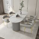 Table Base Color Grey/Gold