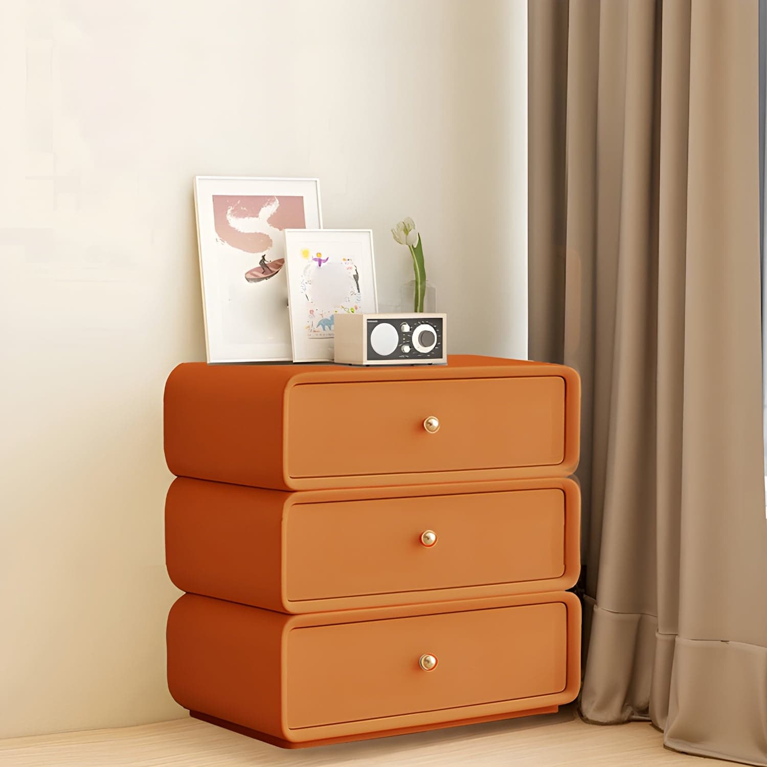 Modern Light Wood Dressers with Solid Wood Construction and Soft-Close Drawers - image 7