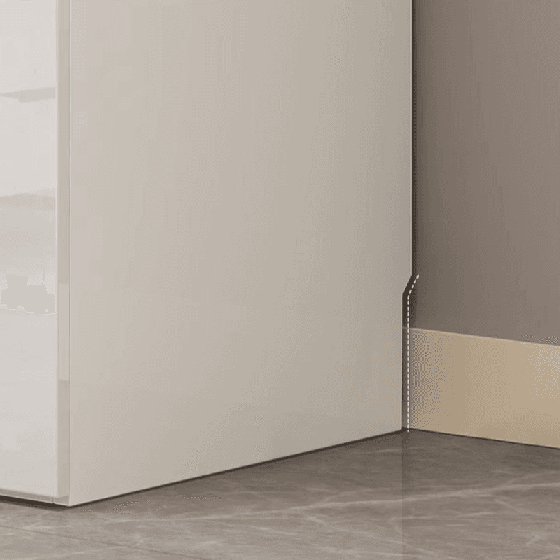 Chalk Minimalist Laminate Cabinet Armoire with Soft Close Drawer, Soft Close Door, Interior Shelves, and Clothing Rod - image 6