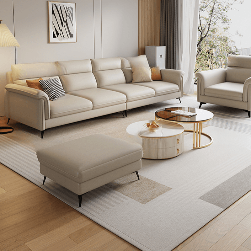 Straight/L-Shape Natural Wood Horizontal/Reversible Sofa Couch/Sofa Chaise