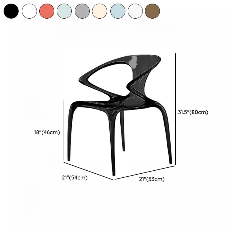 Casual Arm Chair with Uncovered Back, Armrest, and Sepia/Lime Green/Transparent Polymer Legs - image 16