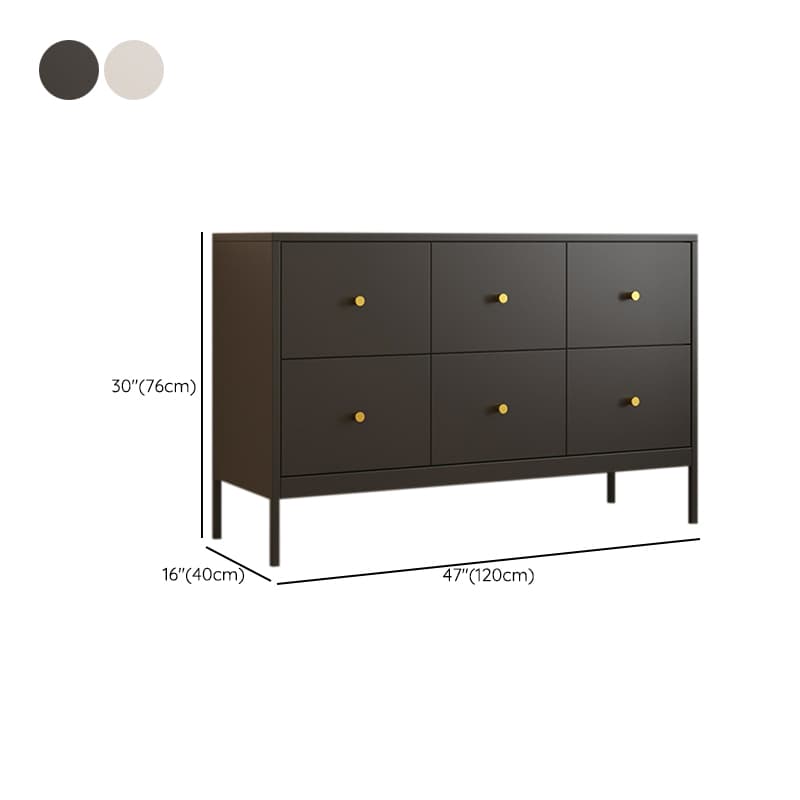 Free Standing Metal Waterproof Accent Chest with 6 Drawers/4 Drawers/9 Drawers Living Room - image 28