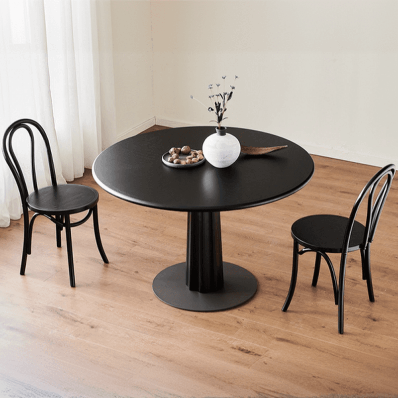 Modern Simple Style Natural Wood Finish Natural Wood Dining Table Set for 2/6 People - image 12