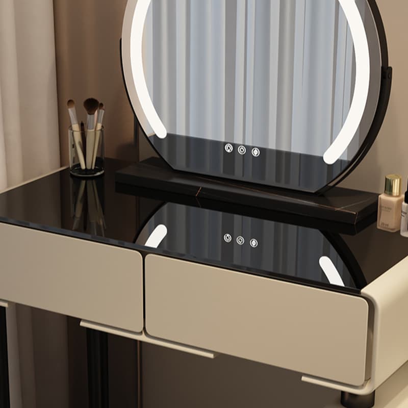 Trendy Standard/Small Vanity Set with Light Up Mirror and Adjustable Touch Lighting - image 7