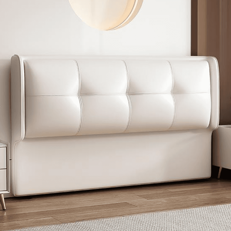 No Distressing Queen(60"W x 80"L)/Full(54"W x 75"L)/Twin XL(38"W x 80"L) Standard（36-55“） Rectangle Tufted Panel Headboard with Sponge Cushion in a Minimalist Style - image 5