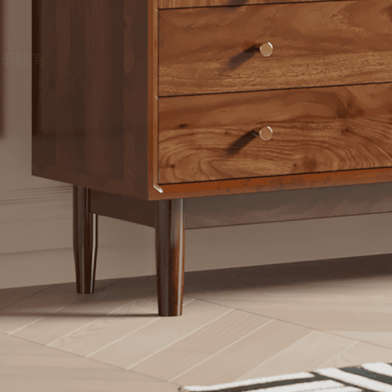 Mid-Century Modern Standalone Accent Cabinet for Parlor with Hydrophobic Feature - image 6
