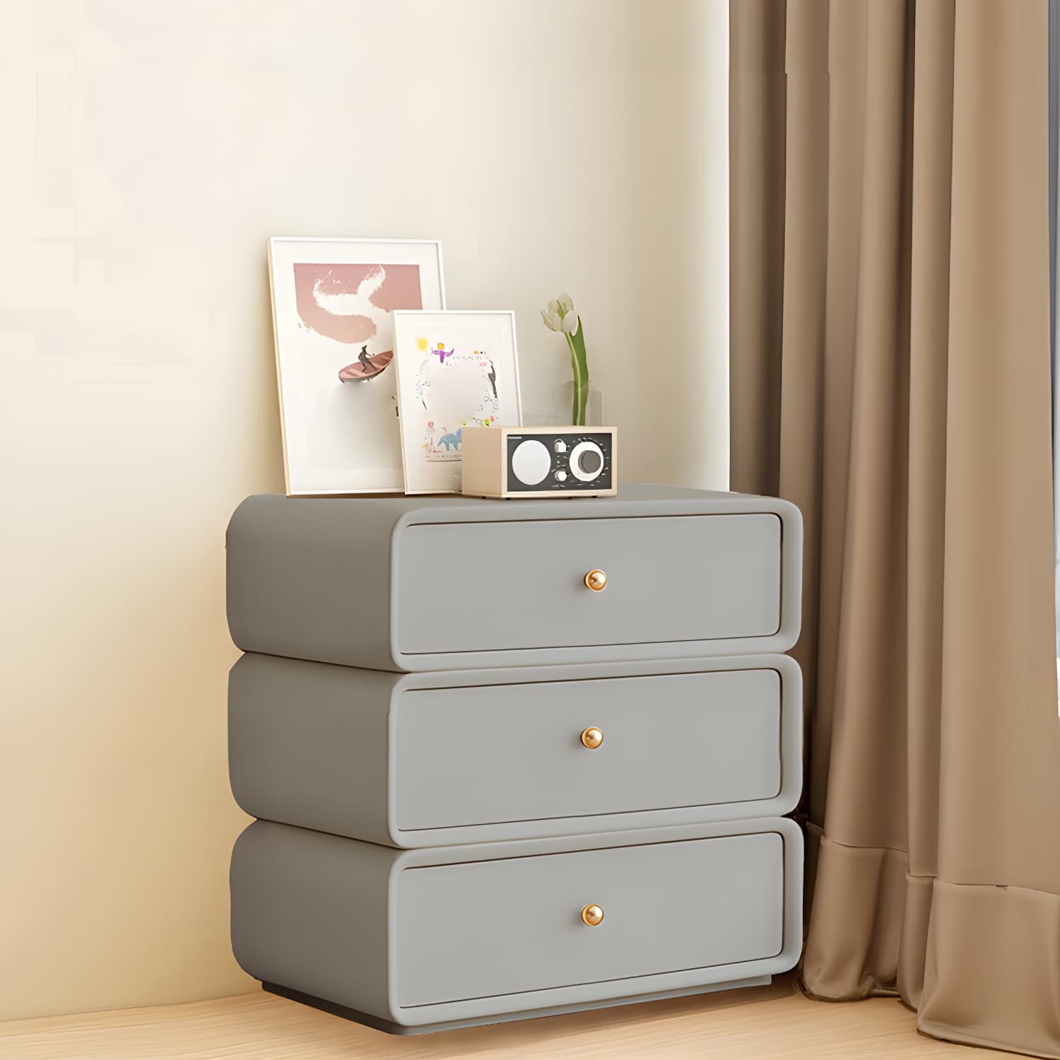 Modern Light Wood Dressers with Solid Wood Construction and Soft-Close Drawers - image 6
