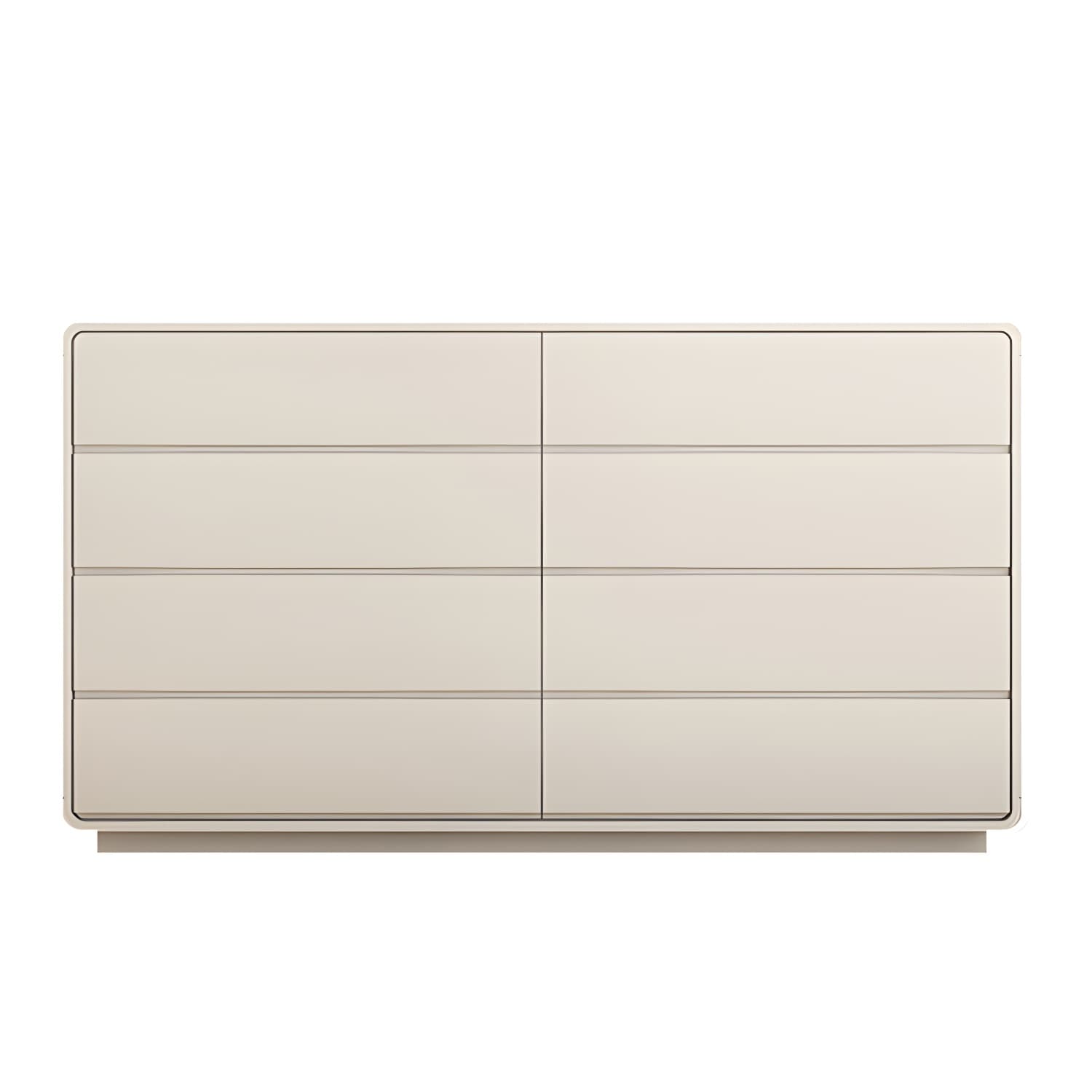 Modern White Double Dresser with Drawers and Soft Close Glides - image 5